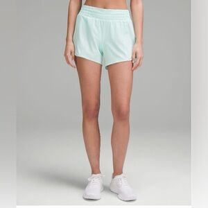 Lululemon hotty hot high rise 4” shorts - ideal mint